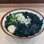 そばの神田 東一屋 - アサソバビンボー！　
      朝そば＋わかめ！　
