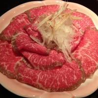 ステーキ＆ワイン いしざき - ローストビーフの薄切り
