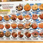 市場食堂 味処たけだ   - 【2020年01月】メニュー：丼系など。