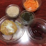 フランス料理 ル・クール - カップ入りのマリネ、サラダ、リエット等