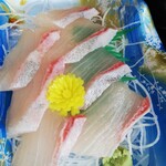 黒崎屋 - 透き通るカンパチ