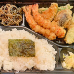 イザカヤSAKETORA - 海老と野菜の天ぷら弁当