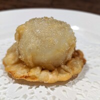 開化亭 - 帆立と海胆の揚げ餃子