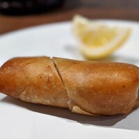 開化亭 - 白魚と大根の春巻き