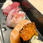 Otaru Tei - お替り寿司、意味が分からなかったが、要は何回でもお替りできる