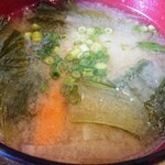 カジュアルダイニングバー シェルター - お味噌汁
