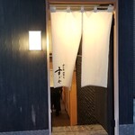 日本橋蛎殻町 すぎた - 店舗外観
      人通りの少ない路地に面した門構え、ひっそりと佇んでいました