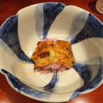銀座 しのはら - 穴子としば漬けの飯蒸し