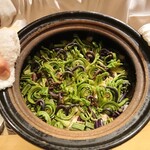 銀座 しのはら - 山菜ご飯