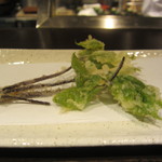 天ぷら　酒菜　醍醐 - 山菜・・・なんだっけ？