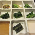 天ぷら　酒菜　醍醐 - 山菜のおひたしセット