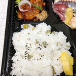 玄斎 - えんどうご飯・豚肉の甘煮