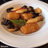 中国料理 豪華 - イカの衣揚げ辛し炒め