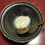 三瀧寿司 - ふぐの白子ゆず風味のあんかけ