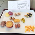 甘納豆かわむら - かわむら味わいプレート。1100円