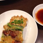 ほうば - ピリ辛タレをつけていただきます。