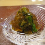 銀座いち分 - 毛蟹、平貝