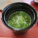 銀座いち分 - ボタンエビ出汁味噌汁