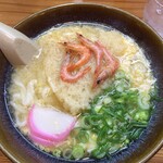 葉隠うどん - 海老とじ