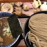 中華蕎麦 とみ田 - つけめん(大)＋特選全部のせトッピング