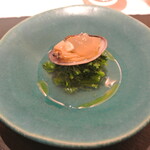 リストランテ カノフィーロ - コジャクと浅利のお浸し