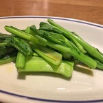 スガハラ - 米沢 茎立菜 + 鮎 魚醤