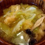 栄夏 - ブランチのお味噌汁