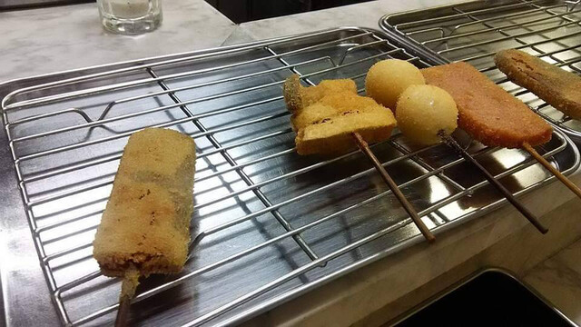 串揚100円ショップ 京成立石 串揚げ 串かつ 食べログ