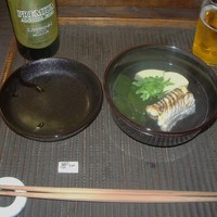 魚菜料理 縄屋 - 太刀魚、筍のすまし