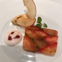 レザンファン ギャテ - 「紅玉のテリーヌ」と「ラムレーズンのグラス」