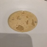 レザンファン ギャテ - さつまいもとロックフォールのポタージュ