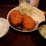 Tonkatsu Moriyoshi - ジャンボメンチかつ定食