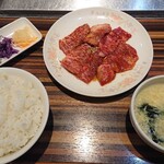 焼肉レストランひがしやま - 仙台牛カルビランチ