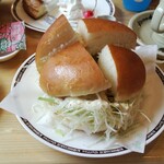 コメダ珈琲店  - フィッシュバーガー