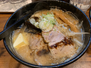 らーめん巖窟王 - 焦がし味噌ラーメン