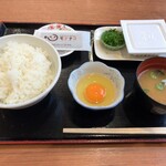 沼田パーキングエリア(上り線)スナックコーナー・フードコート - 納豆朝定食