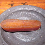 酒事と飯事 黄瀬戸 - からすみ燻製