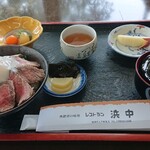 レストラン浜中  - ローストビーフ丼(能登丼) \1500(税別)