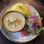 cafe 風楽里 - 旦那さんのカレーランチ