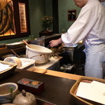 みかわ 是山居 - ご主人と揚場