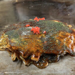 お好み焼き 宮原 - 料理写真:モダン焼き(豚イカ玉) イカの食感グッド