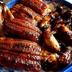 蓬ぜん - 鰻どんぶりに肝焼を搭載したら最強鰻肝丼の完成であるっ!!