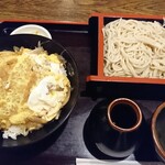 Soba Dokoro Nusamai - カツ丼そばセット