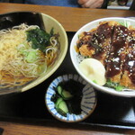 江戸家 - ミニソースカツ丼セット