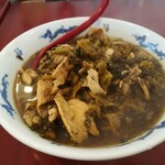 餃子 天福居 - 肉高菜ラーメン