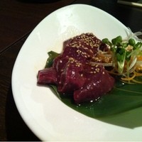 大井町銭場精肉店 - レバ刺し！
                