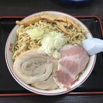 自家製太麺 渡辺 - らー麺激大 500g 850円