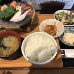 大阪産料理 空 - なにわ黒牛の陶板定食