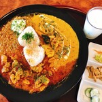 スリー フレーバーカレー - 三種盛り