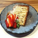 Nagi Ha Shokudou - デザート(紅茶とレーズンと林檎のケーキ)はプレオープン限定サービス